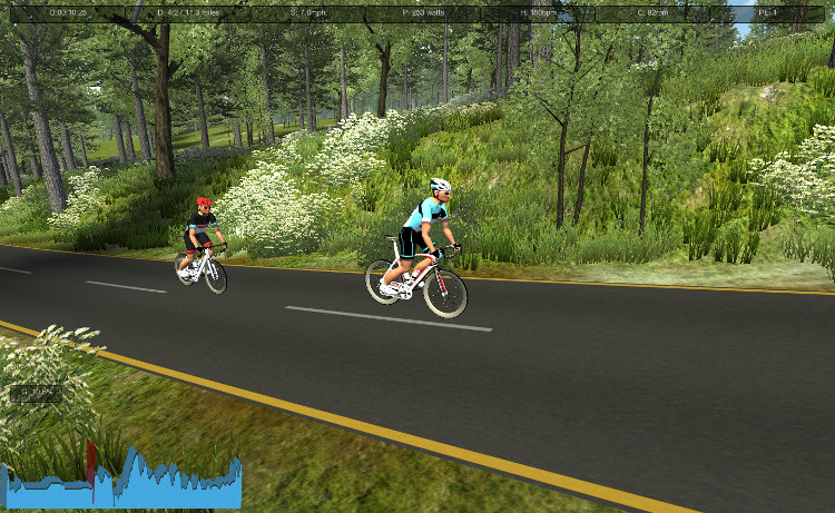 Rouleur In Game Screen Climbing while Chased