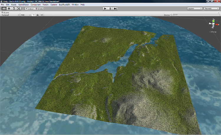 Rouleur Terrain in Unity